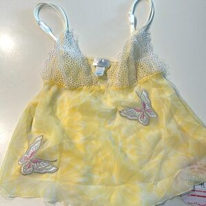 La senna lingerie top w butterflies new w tags